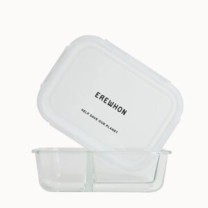 Erewhon Glass Food Storage Container 3 Section